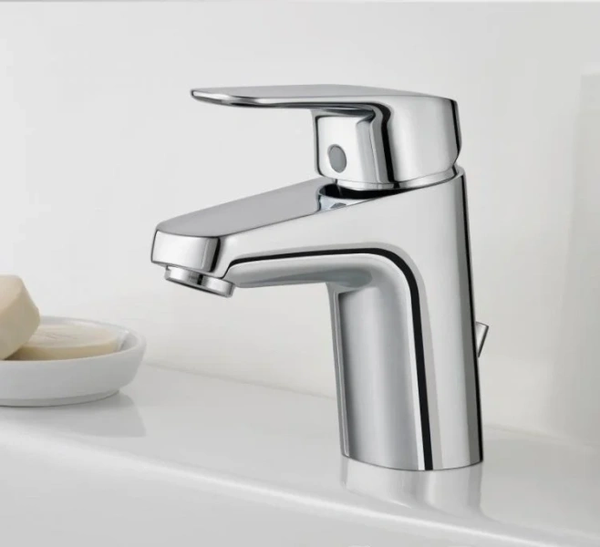 Смеситель для раковины Ideal Standard Ceraflex с донным клапаном B1707AA (детальная фотография), современные, hi-tech