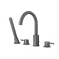 Смеситель для ванны Abber Wasser Kreis никель