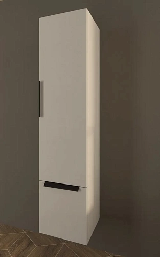 Шкаф-пенал подвесной Cezares Urban 35 см spatolato bianco - фото 2