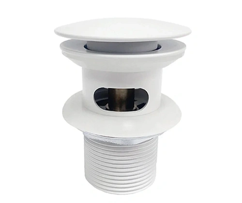 Донный клапан Wasserkraft A153 push-up белый - фото 2