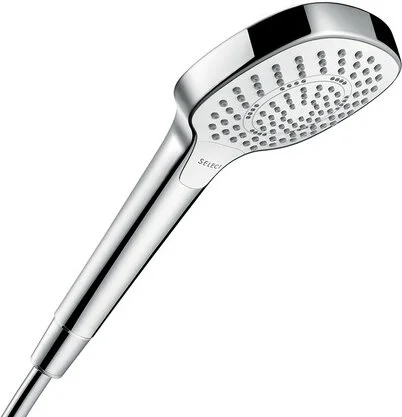 Душевой гарнитур Hansgrohe Croma Select E белый/хром 26580400 (детальная фотография), хром, белые