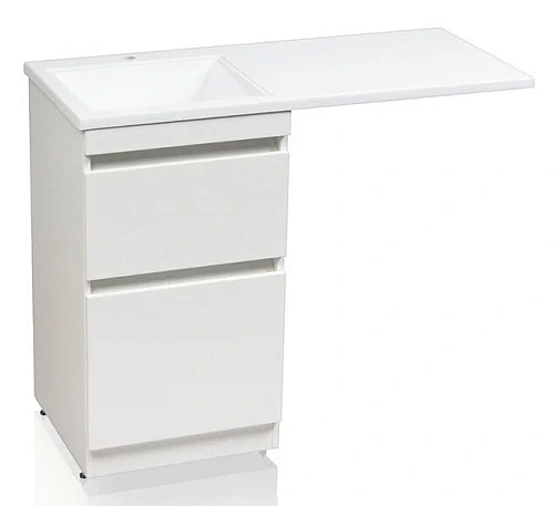 Тумба под раковину напольная Style Line Даллас 48 см белая - фото 1