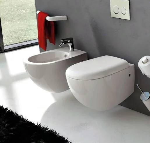 Унитаз подвесной Artceram File 2.0 grigio oliva FLV004 15 00 (детальная фотография), подвесные, встраиваемые