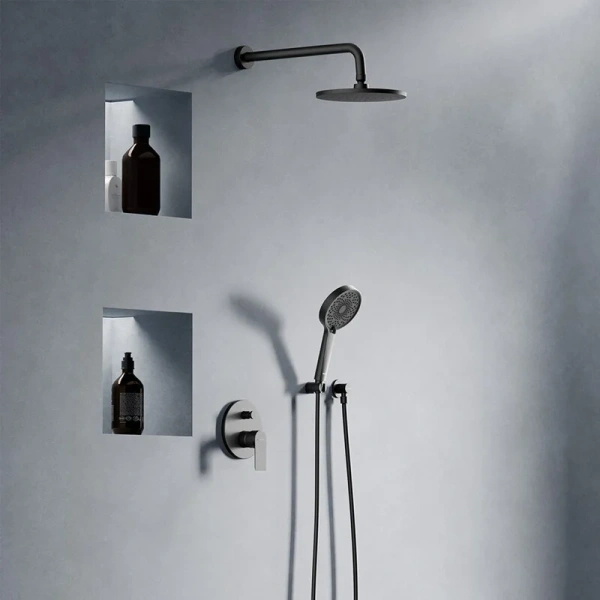 Душевой комплект Damixa Apollo черная матовая 947520300 (детальная фотография), по запросу index_1