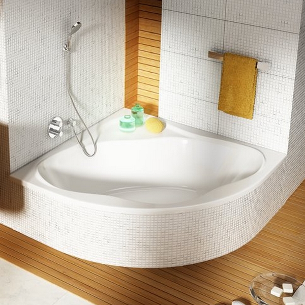 Ванна акриловая Ravak NewDay 140х140 см угловая C651000000 (детальная фотография), современныe, hi-tech