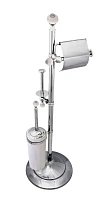 Стойка для ванной Boheme Hermitage хром