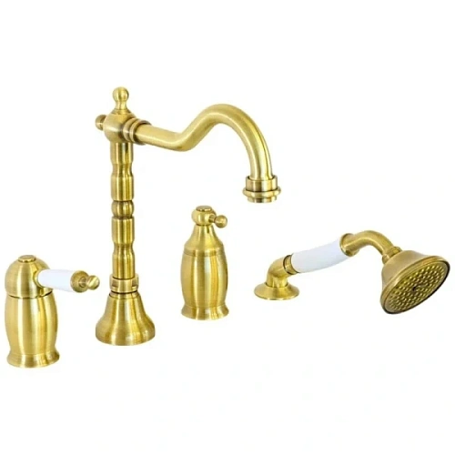 Смеситель для ванны Migliore Oxford бронза - фото 4