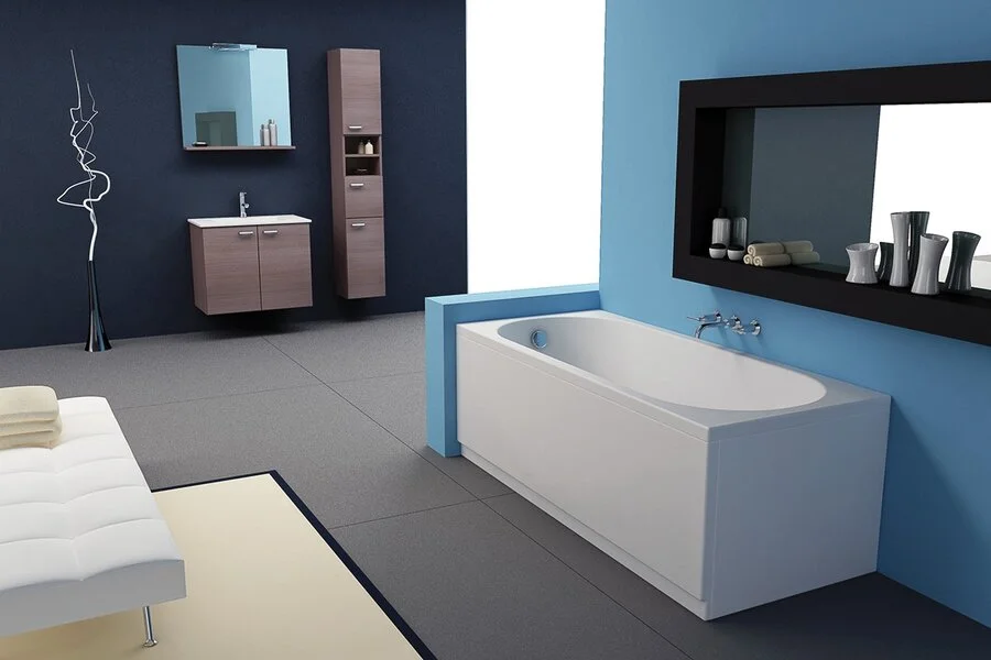 Акриловая ванна Kolpa-San Quat Tamia S 562990, 140 х 70 см, белый (детальная фотография), современныe, hi-tech