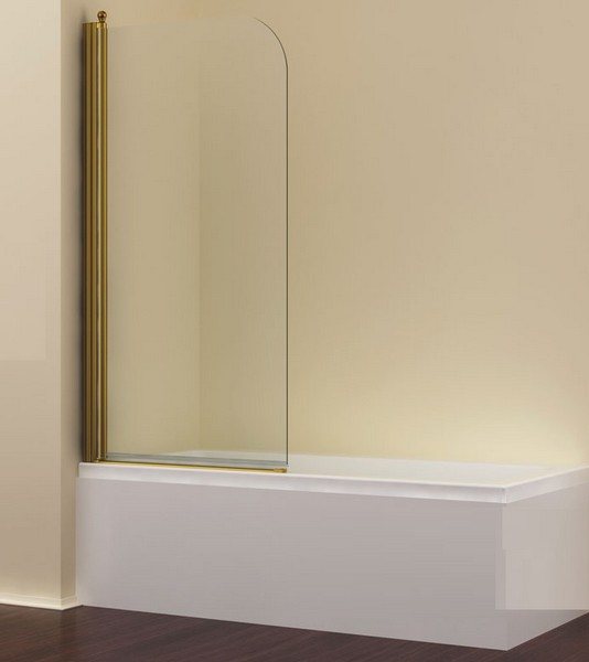 Шторка для ванны Romance Collection Visby VS.B1.75.REV (детальная фотография), стеклянные