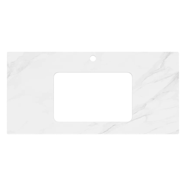 Столешница для встраиваемых снизу раковин Kerama Marazzi Plaza Classic 100 см Монте Тиберио натуральный PL3.SG507100R\100 (детальная фотография)