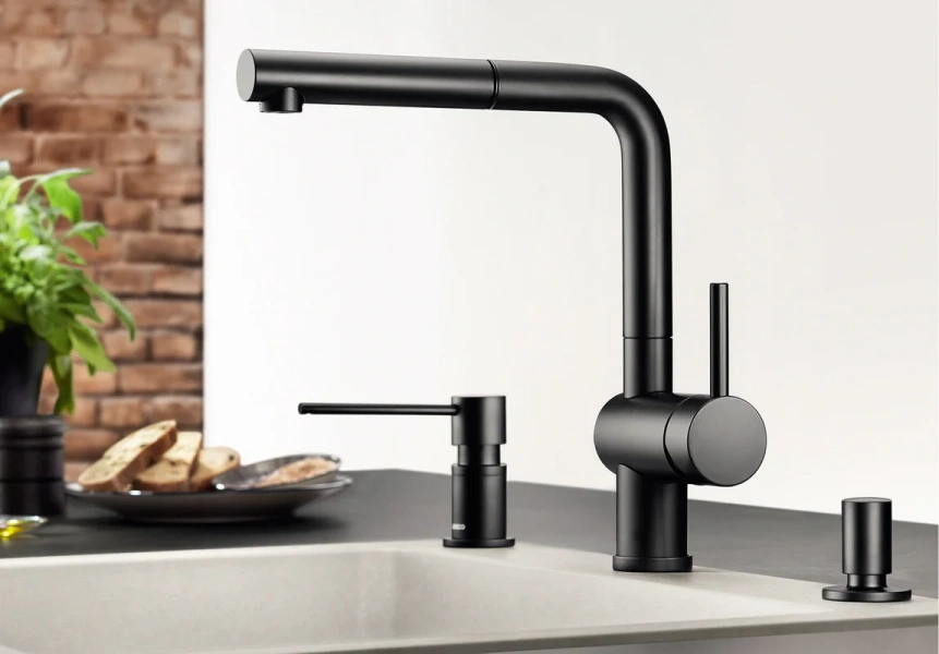 Дозатор Blanco Lato черный матовый 525789 (детальная фотография), в наличии index_2