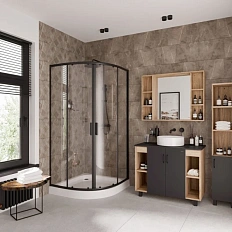 Душевой уголок Niagara Nova 100x100 см четверть круга