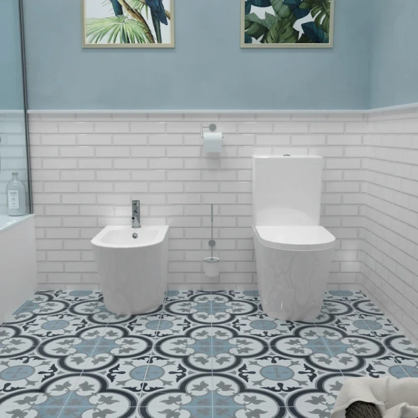 Унитаз компакт Lavinia Boho Biore с сиденьем микролифт 33040010 (детальная фотография), современные, hi-tech, круглые