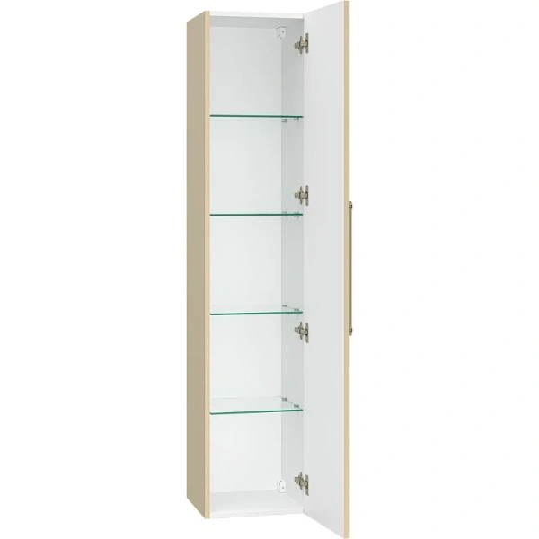 Шкаф-пенал подвесной Brevita Alicante 35 см капучино ALI-05035-03 (детальная фотография), современные, hi-tech