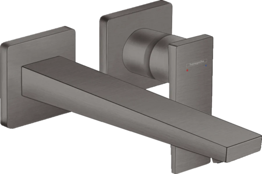 Смеситель для раковины Hansgrohe Metropol шлифованный черный хром 32526340 (детальная фотография)
