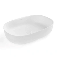 Раковина Montebianco Conca 54 см белая матовая