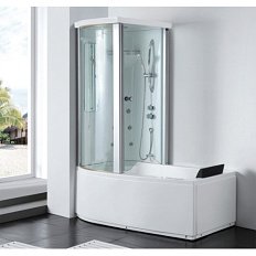 Ванна-кабина Gemy 170х85 см левосторонняя