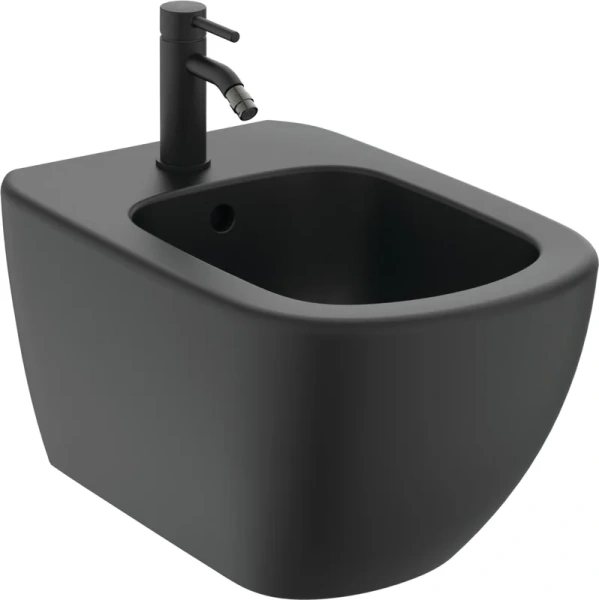 Смеситель для биде Ideal Standard Ceraline черный матовый BC197XG (детальная фотография), современные, hi-tech