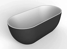 Ванна акриловая BelBagno 150х80 см черная