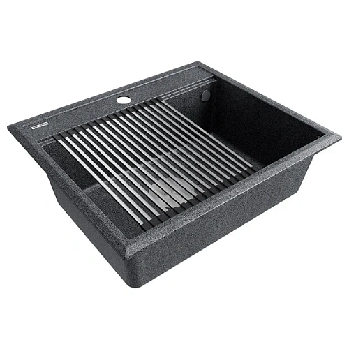 Мойка для кухни Paulmark Stepia 59 см графит - фото 6