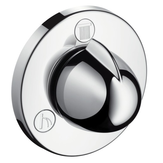 Переключатель потоков Hansgrohe Quattro хром 15931000 (детальная фотография)