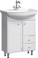 Тумба под раковину напольная Aqwella Барселона Люкс 65 см белая