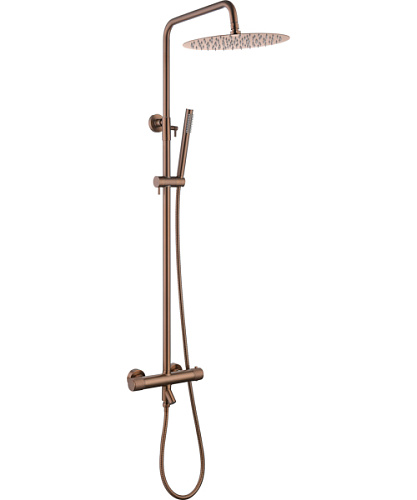 Душевая стойка Boheme Uno брашированная бронза - фото 13