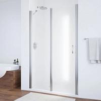 Душевая дверь профиль глянцевый хром стекло сатин Vegas-glass