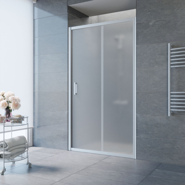 Душевая дверь стекло сатин Vegas-glass ZP 120 10 (детальная фотография), 120 см