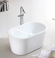 Акриловая ванна Abber 130х75 см отдельностоящая