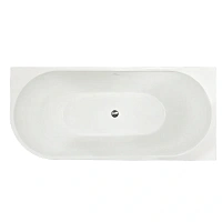 Ванна акриловая Royal Bath Riva RB610311L-GR/RB610311R-GR, 170 x 78 см, левая/правая, цвет белый