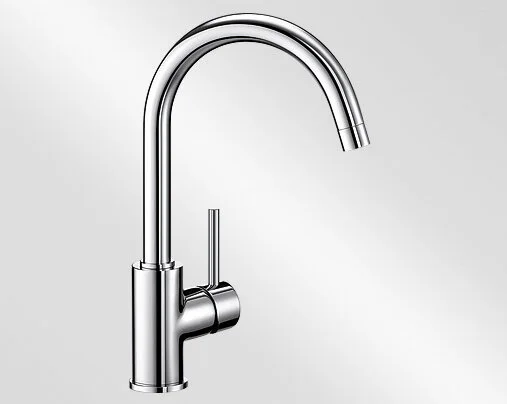 Смеситель для кухни хром Blanco Mida 524201 (детальная фотография), современные, hi-tech