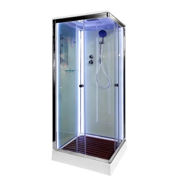 Душевая кабина Deto K 80x80 см с led освещением K408SLED (детальная фотография)