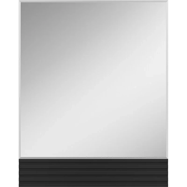 Зеркало Brevita Dakota 80 см черное DAK-02080 (детальная фотография), современные, hi-tech