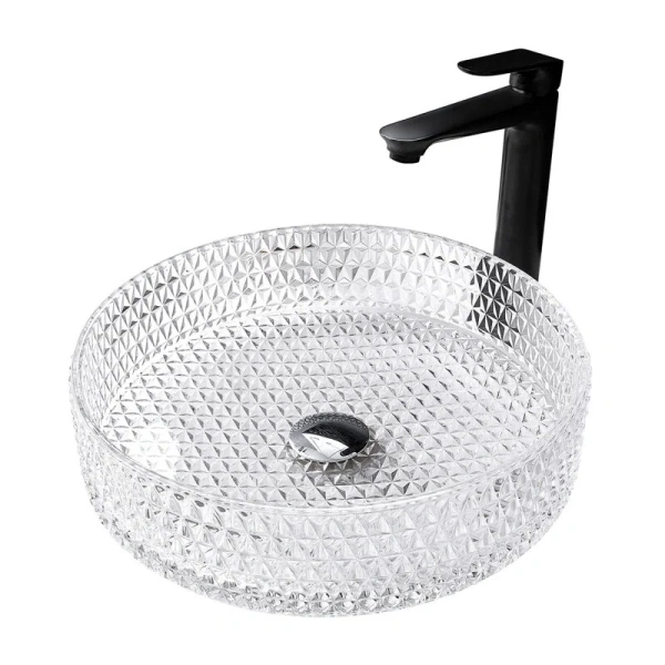 Раковина Abber Glas 39,5 см прозрачная AK2301 (детальная фотография)