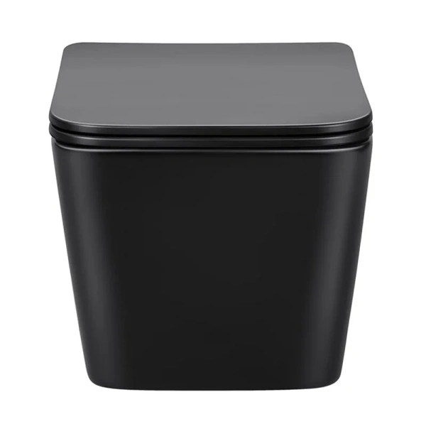 Унитаз подвесной Vincea Q-Line черный матовый VT1-12MB (детальная фотография), подвесные, встраиваемые