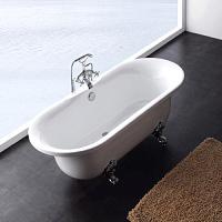 Ванна акриловая BelBagno 180х80 см отдельностоящая 