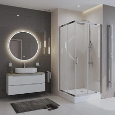 Душевой уголок BelBagno Uno-195 85х85 см стекло прозрачное