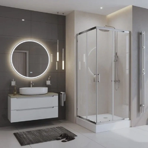 Душевой уголок BelBagno Uno-195 85х85 см стекло прозрачное - фото 2