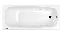 Ванна гидромассажная Whitecross Layla Soft, 170 х 75 см, увеличенная толщина акрила, усиленная армировка, белый/хром, 0102.170075.100.SOFT.CR