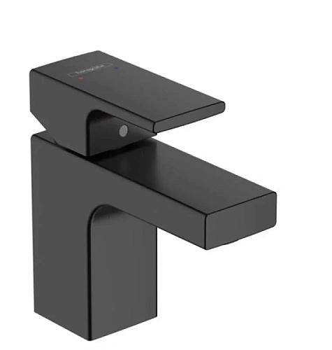 Смеситель для раковины Hansgrohe Vernis Shape матовый черный - фото 2