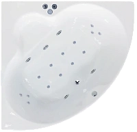 Ванна гидромассажная Royal Bath Fanke De Luxe RB581200DL, 138 x 138 см, белая