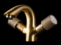 Смеситель для раковины Boheme Royal Cristal бронза