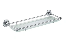 Полка в ванну стеклянная Timo Nelson хром 150072/00