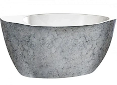 Ванна акриловая, цвет Treasure Silver, Lagard Versa