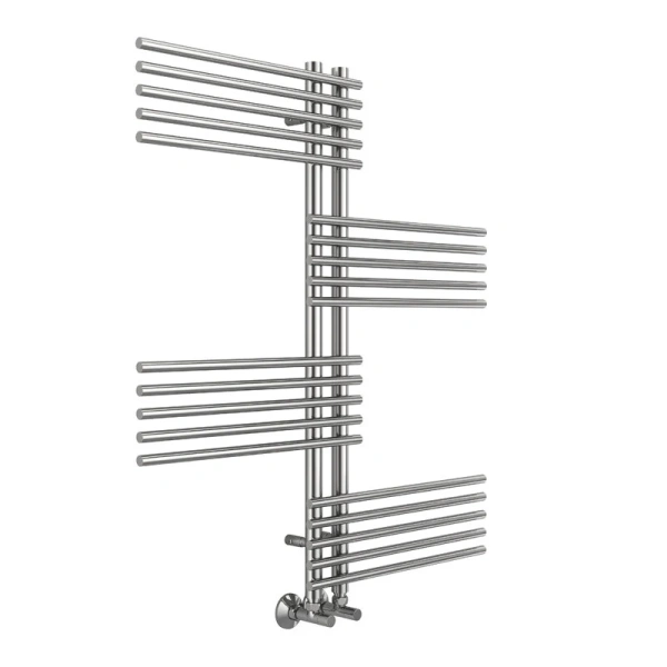 Полотенцесушитель водяной Terminus Европа П20 7х100 см нижнее подключение 4670078530615 (детальная фотография), хром