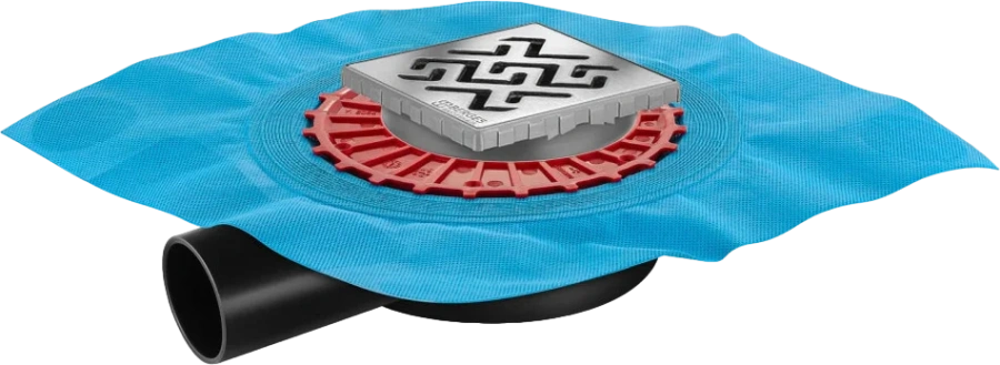 Душевой трап BERGES ZENTRUM Antik 10 см хром 091364 (детальная фотография)