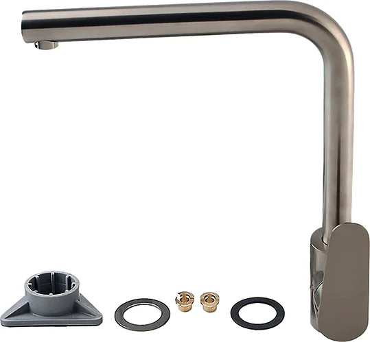 Смеситель для кухни Hansgrohe Focus M41 под сталь 31827800 (детальная фотография), на мойку, на столешницу