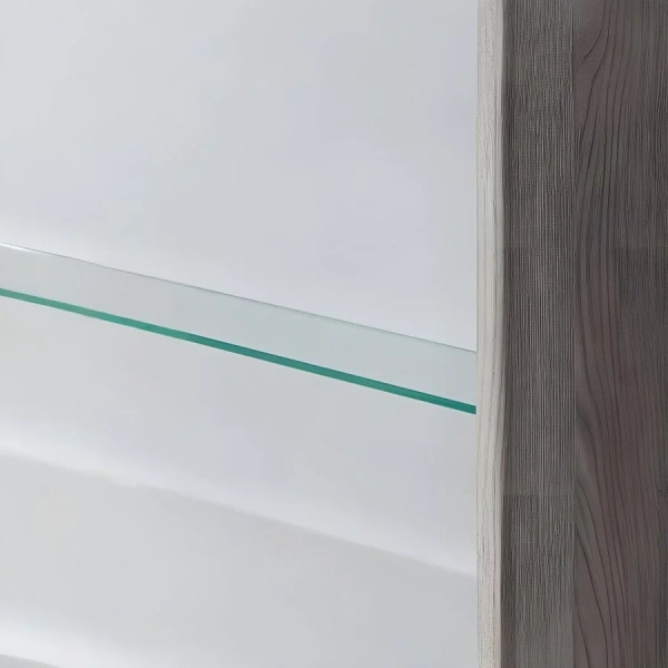 Зеркальный шкаф с подсветкой Акватон Сильва 50 см дуб фьорд 1A215502SIW6L (детальная фотография), современные, hi-tech