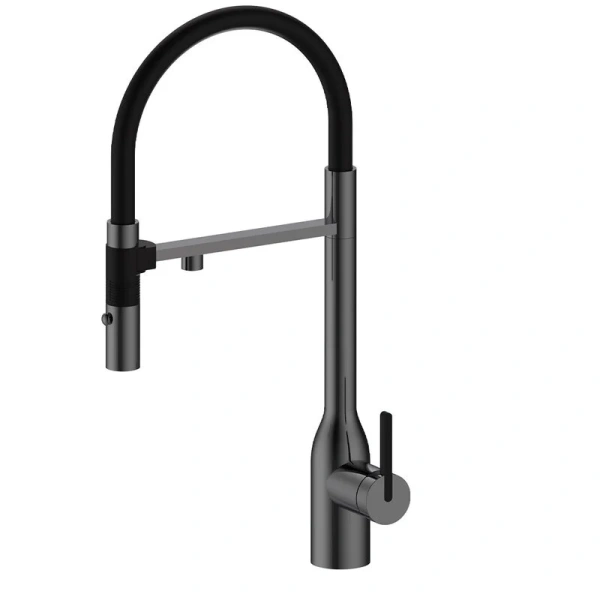 Смеситель для питьевой воды Paulmark Magneto One вороненая сталь Ma213188-GM (детальная фотография)